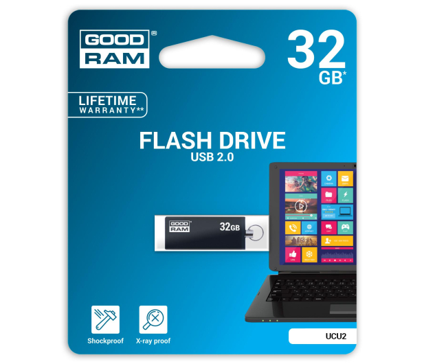 GOODRAM USB 2.0 32GB 20MB/s UCU2-0320K0R11 - 1390592 - zdjęcie 3